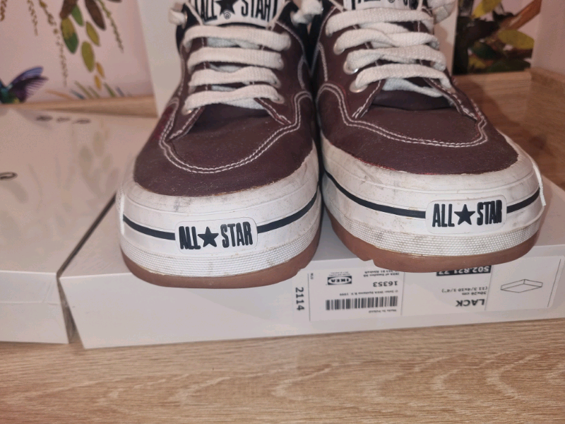 converse thick sole mens